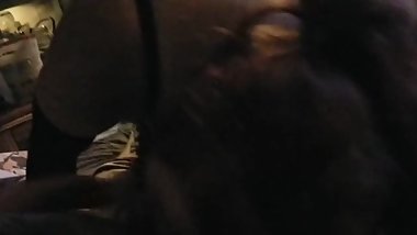 Bratty Slut inhales Daddys Cock