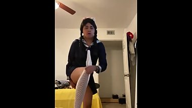 Trans Japanese School  girl fucking