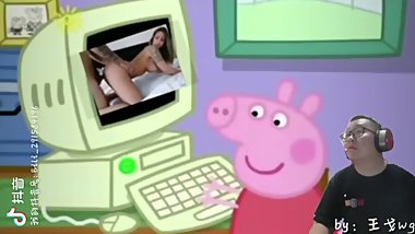 ã€æŠ–éŸ³TikTokã€‘å°çŒªä½©å¥‡å’Œå­™ç¬‘å·çœ‹é»„ç‰‡ Peppa Pig&Sun xiaochuan watch porn videos in Shanghai
