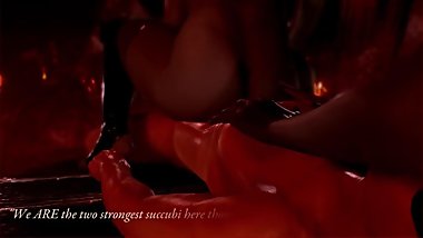 Big boobs 3D babe fucked by various toons Monster Gameplay