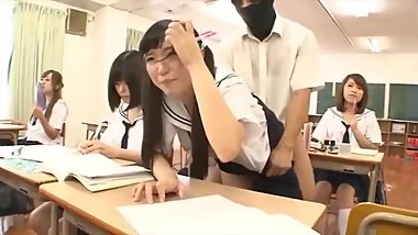 Japanese School Girls Get Hammered