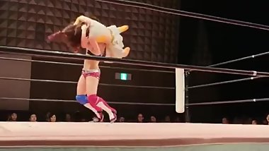 Japanese Wrestling referee stop